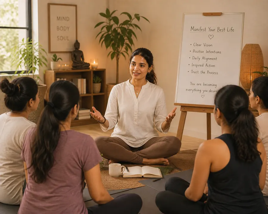 Yoga & Manifestation Coaching guided experience